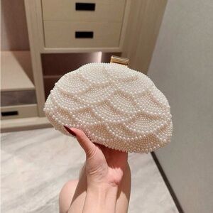 Elegant Pearl Clutch